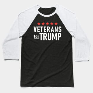 Veterans for Trump Baseball T-Shirt